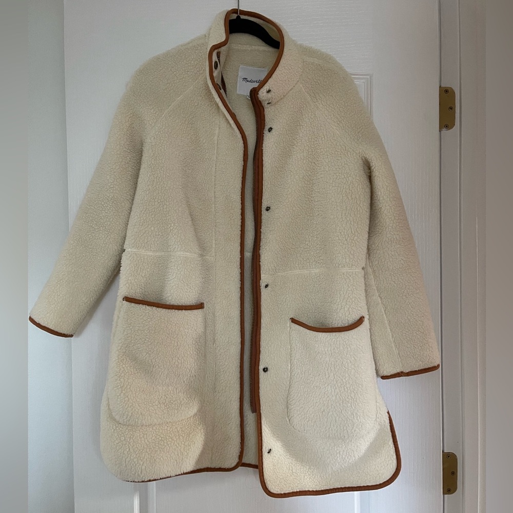 Madewell Sherpa Jacket in XS